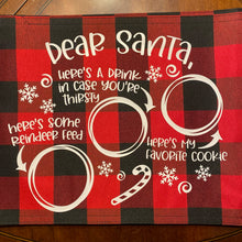 Load image into Gallery viewer, Cookies for Santa Placemat