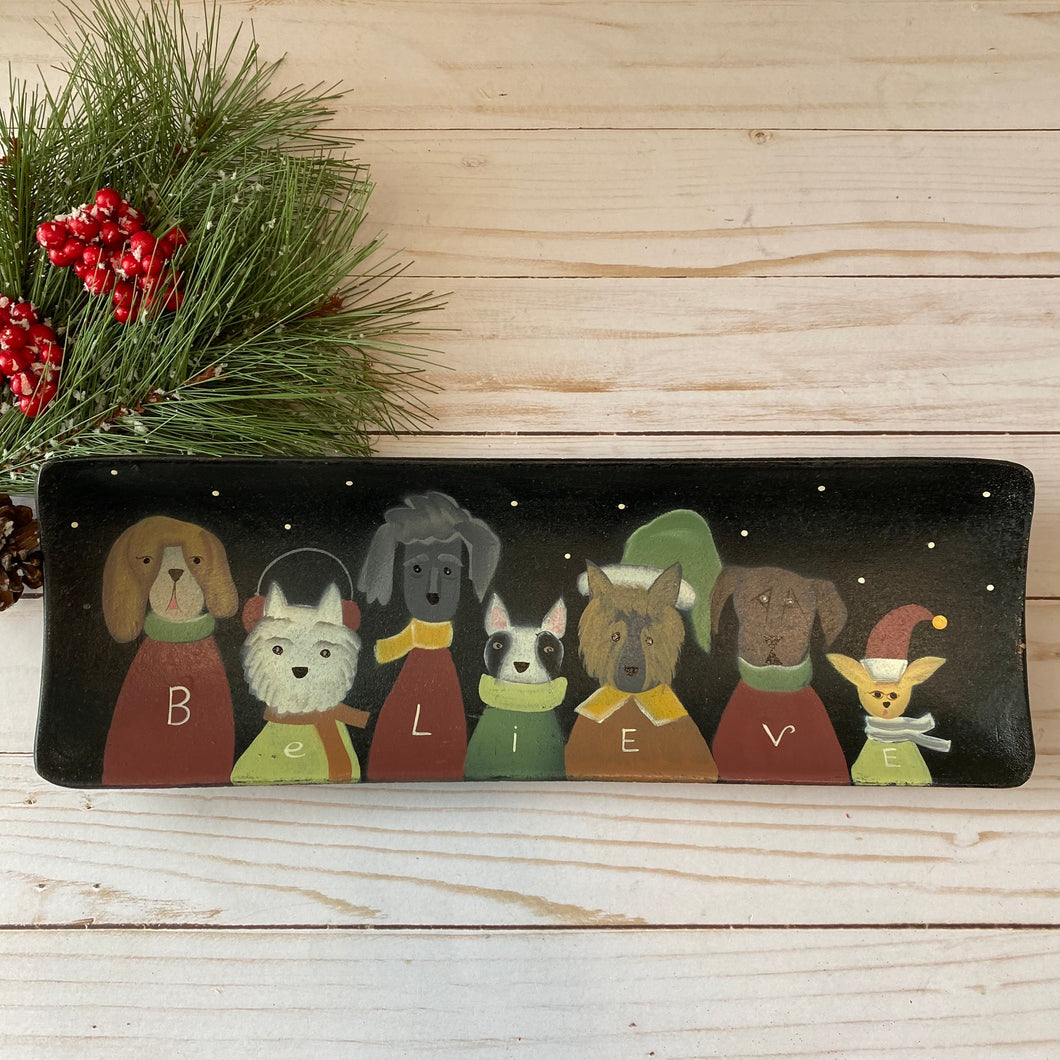 Believe Doggie Tray