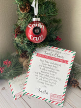 Load image into Gallery viewer, Santa Cam Ornament + Letter