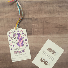 Load image into Gallery viewer, Coloring Bookmark Valentines