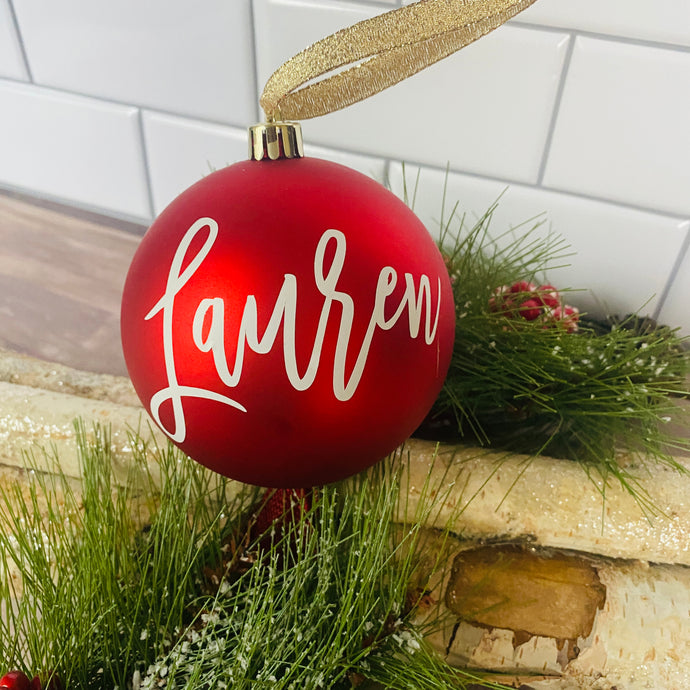 Personalized Ornaments