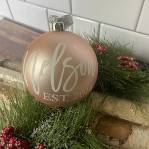 Personalized Ornaments