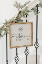 Load image into Gallery viewer, White Beaded Holiday Sign