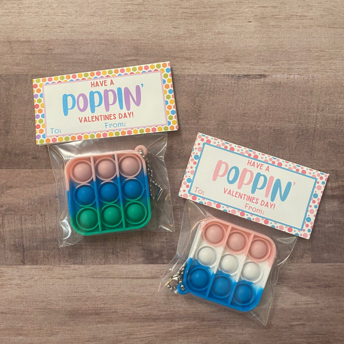 Fidget Popper Valentines