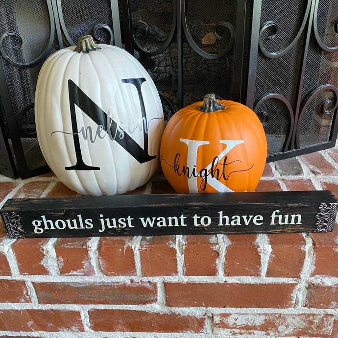 Ghouls Just Wanna Have Fun Shelf Sitter