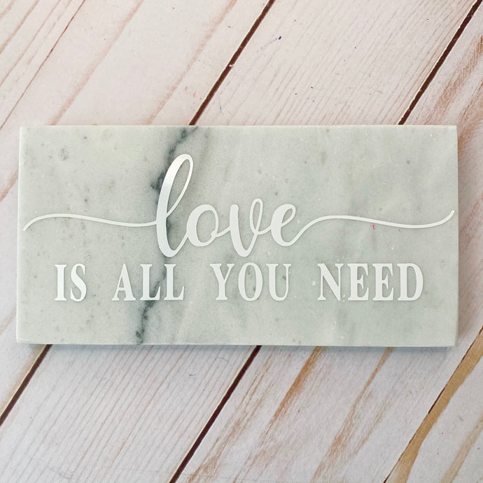 Love is All You Need Marble Tile
