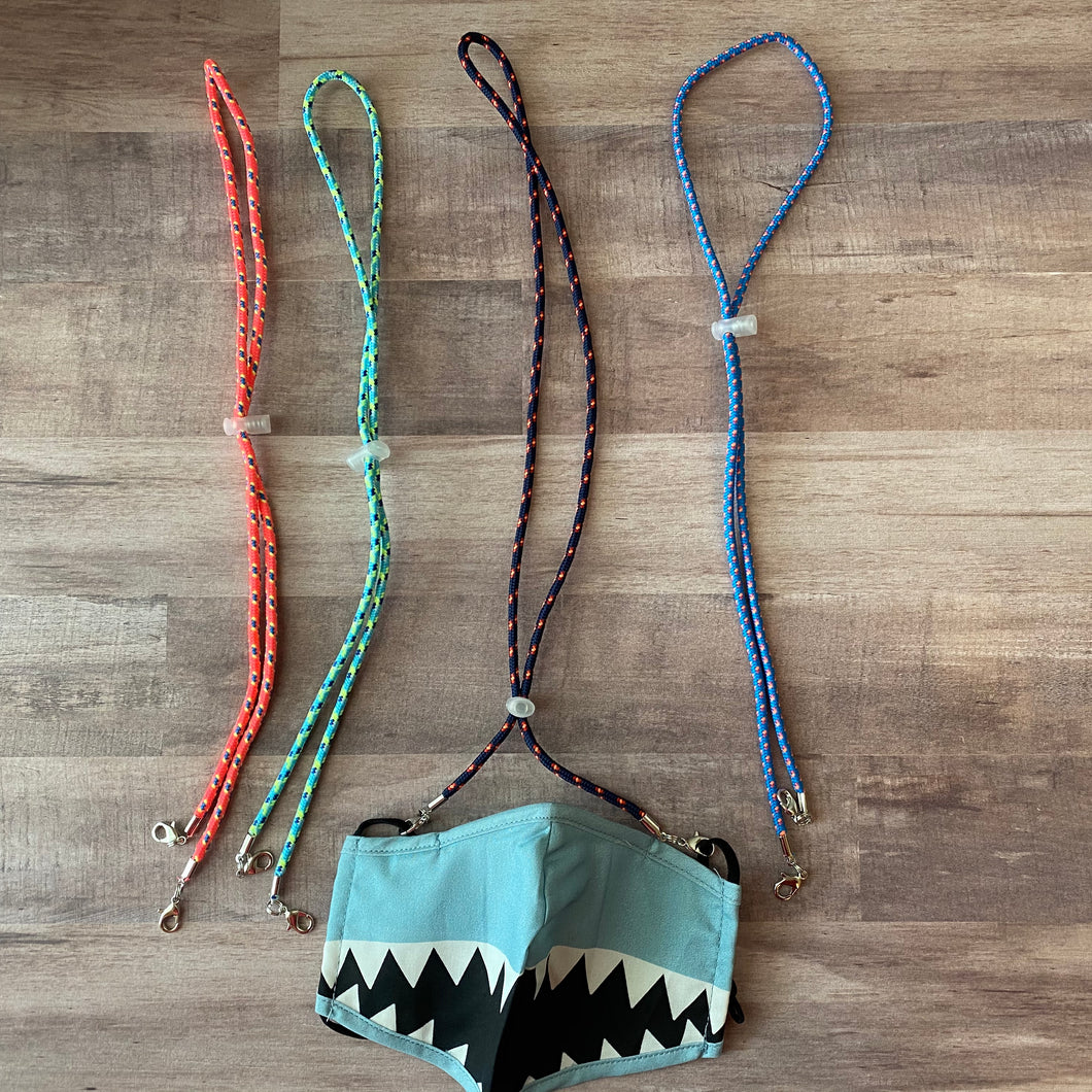 Kids Colorful Woven Mask Holder