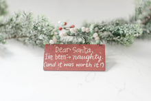 Load image into Gallery viewer, Dear Santa Beaded Ornaments - 3 Styles
