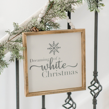 Load image into Gallery viewer, White Beaded Holiday Sign